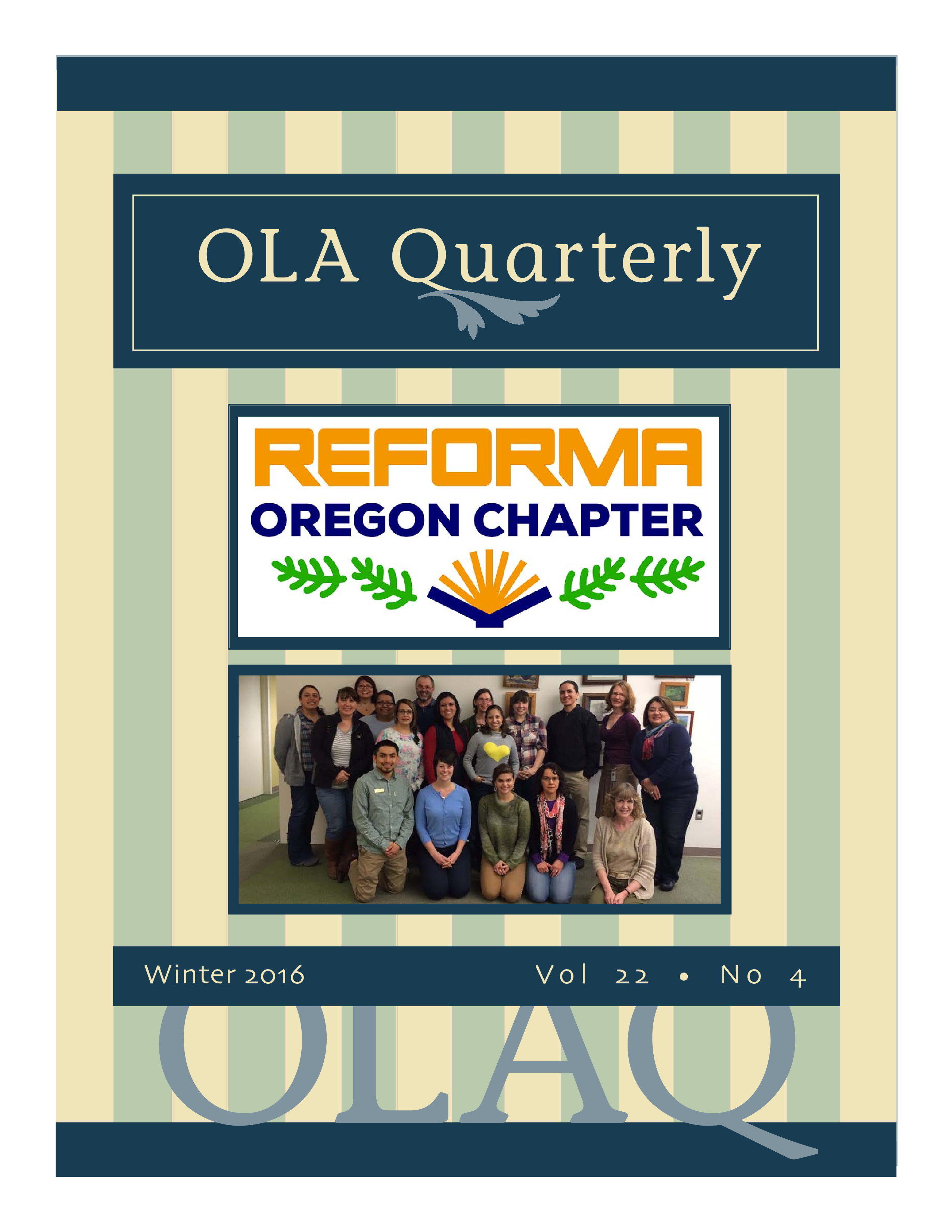 					View Vol. 22 No. 4 (2016): REFORMA Oregon Chapter
				